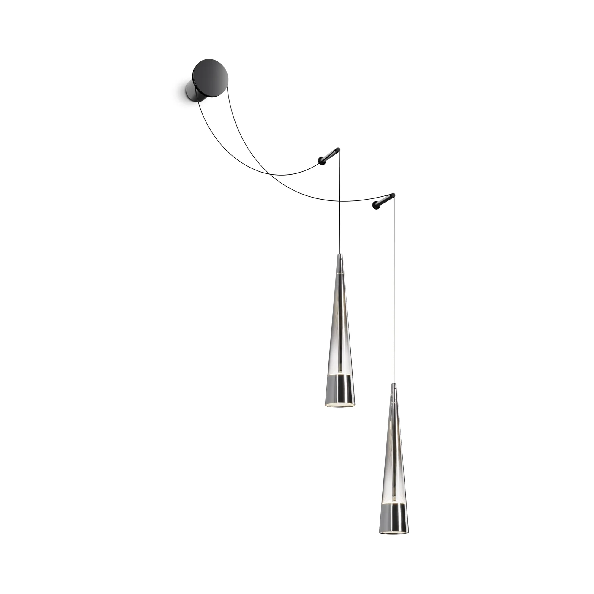 Sintesi Indoor LED Wall Light - Chrome Finish - Image 8