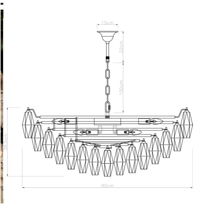 Sorrento Chandelier - Various Finishes & Sizes - Image 32