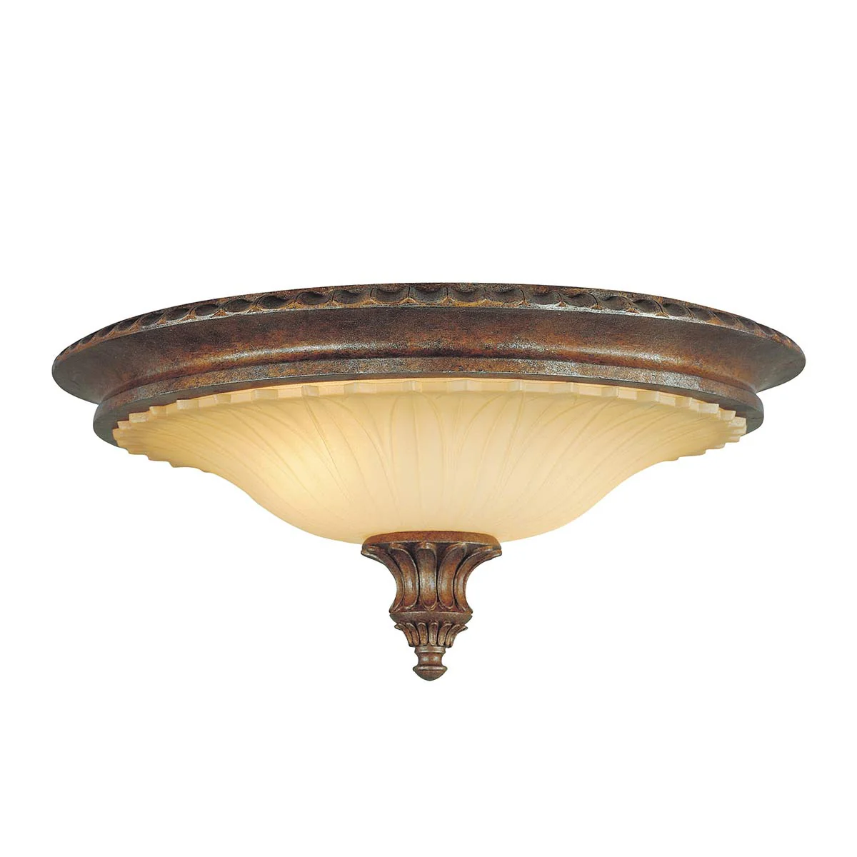 Stirling Castle 2 Light Flush - British Bronze