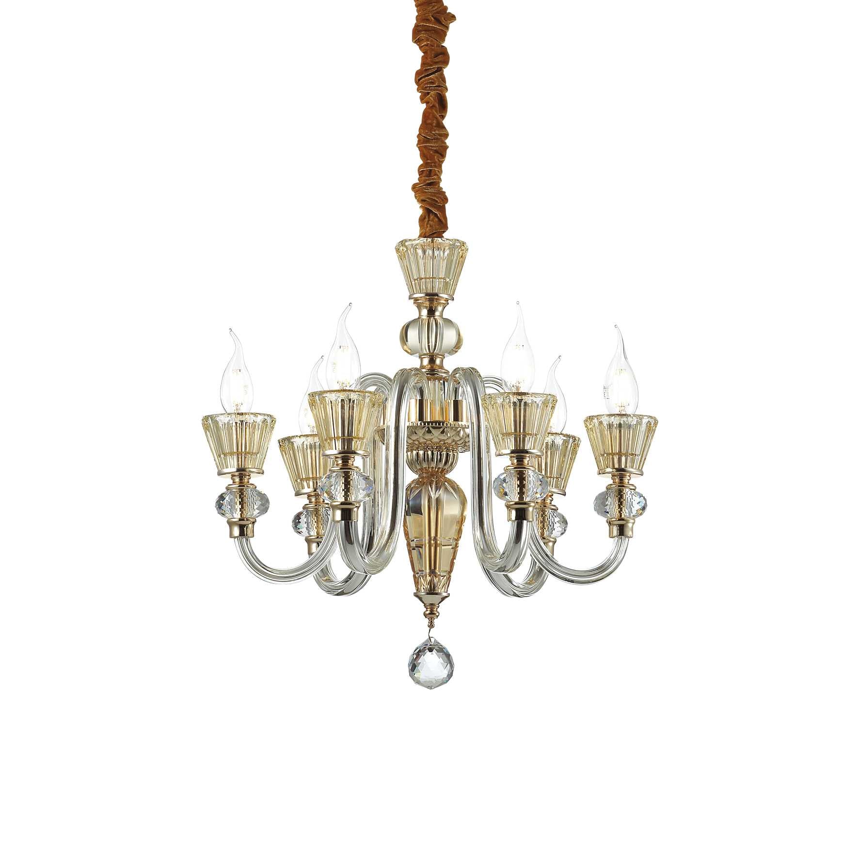 Strauss Centre Ceiling Light - Gold Fitting
