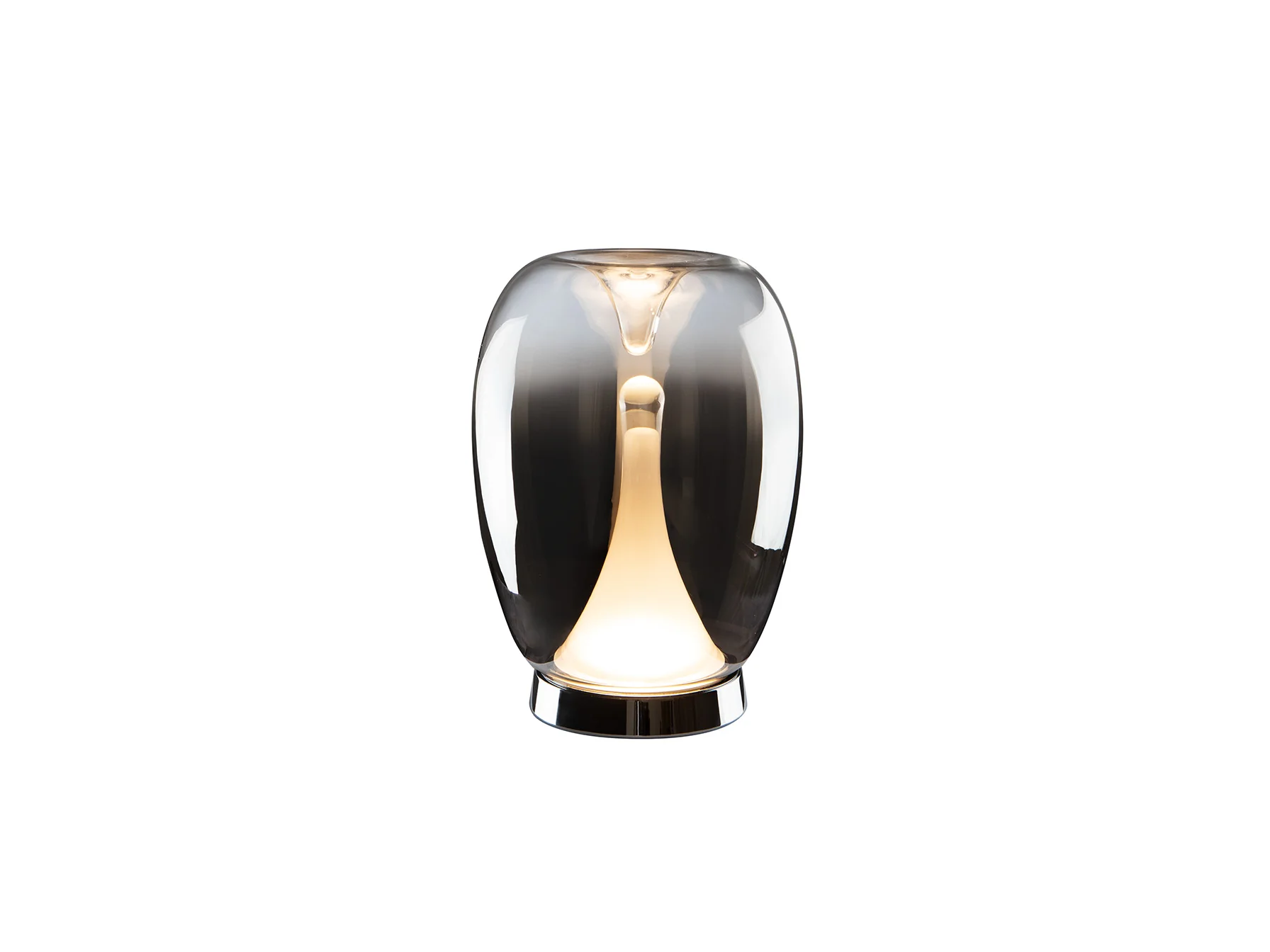 Suspiro Table Lamp- Chrome-Smoky/ Golden-Amber - Image 5