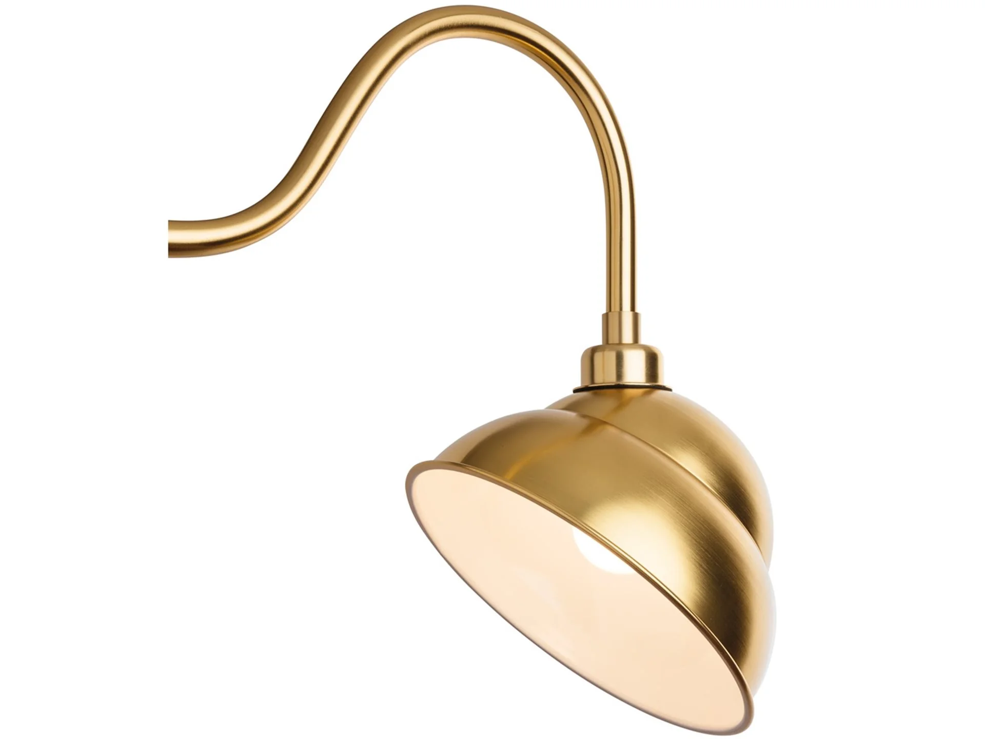 Swan Neck Sign Light- Brass/ Black Finishes