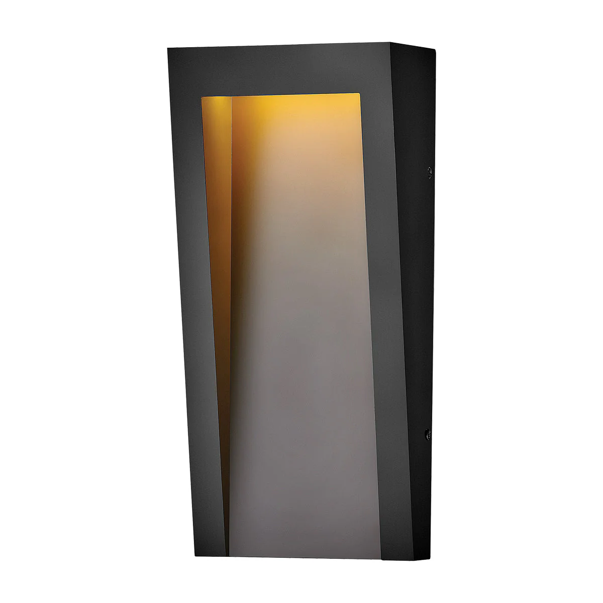 Taper Medium/Large LED Wall Lantern - Textured Black Finish