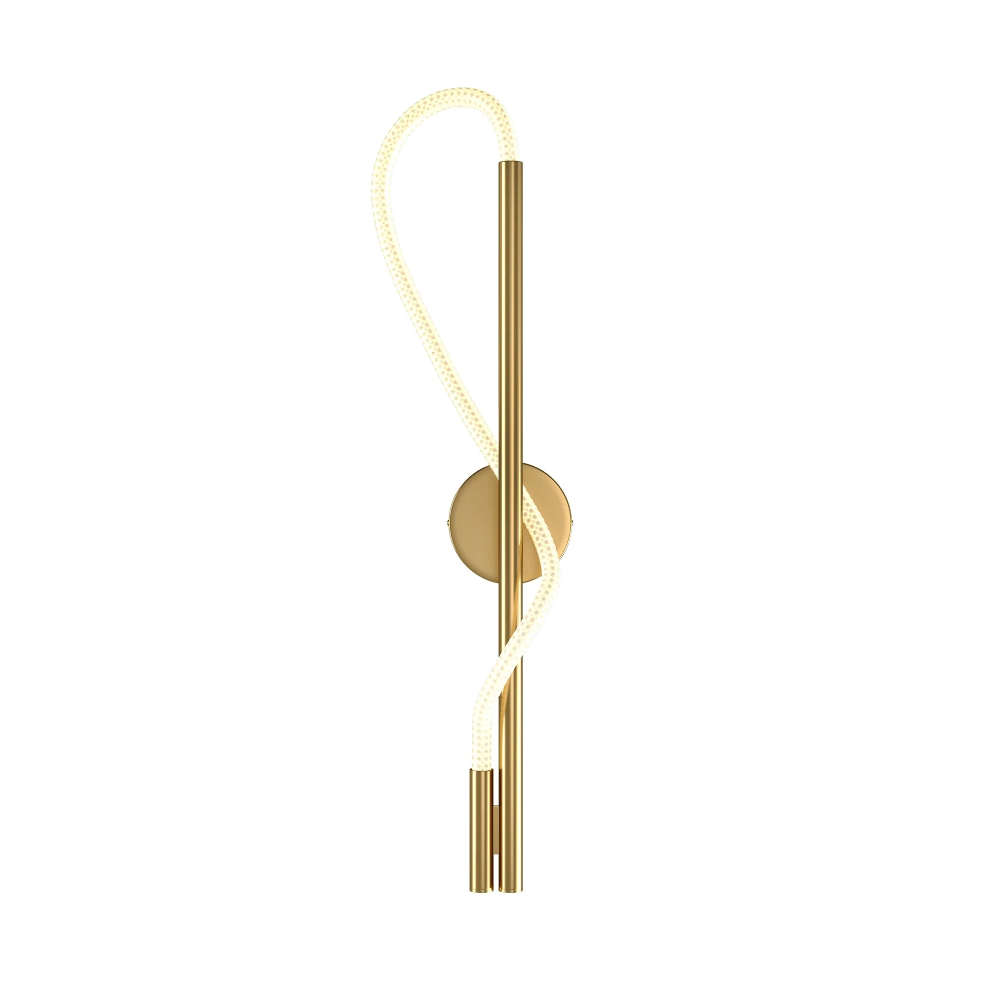 Tau Indoor LED Wall Light - Gold Finish