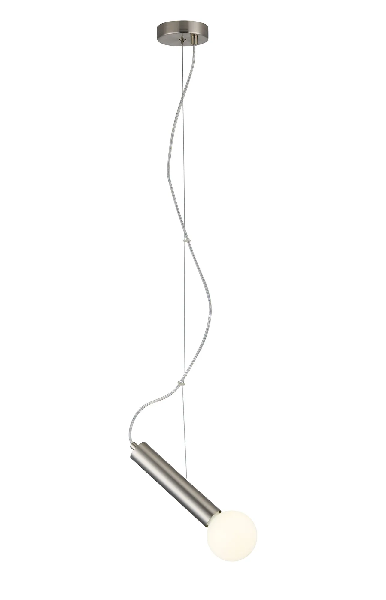 Taverley 1 Light Angled Pendant E27- Black/ Gold/ Nickel finishes - Image 2