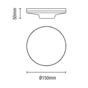 Tetbury LED Outdoor Wall Light- Round/ Slim Finish - Image 7