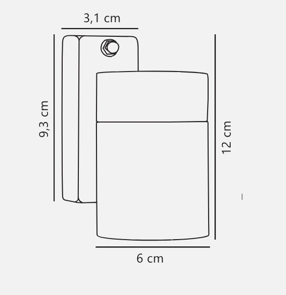 Tin Double/Single Wall light-  Copper/ Black - Image 9