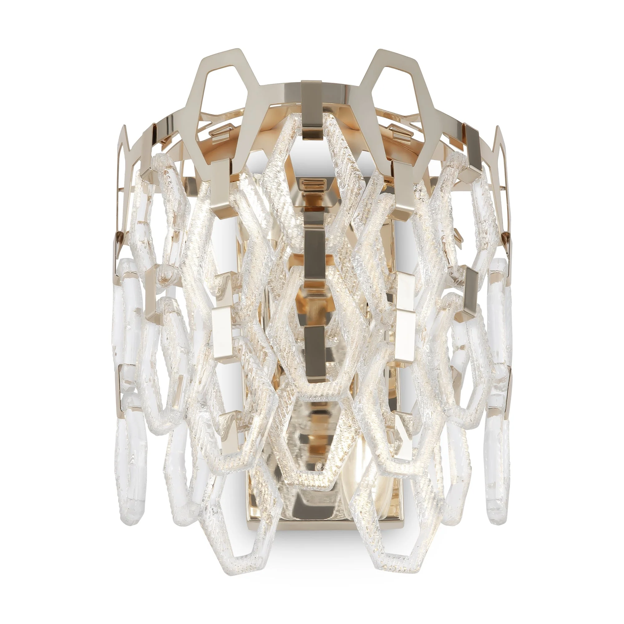 Tissage Indoor Double Wall Lights - Gold Finish
