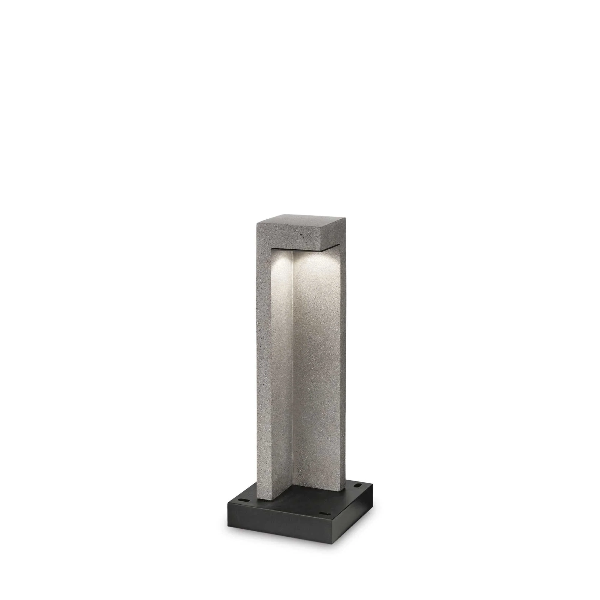 Titano Bollard Post Light - Granite Finish