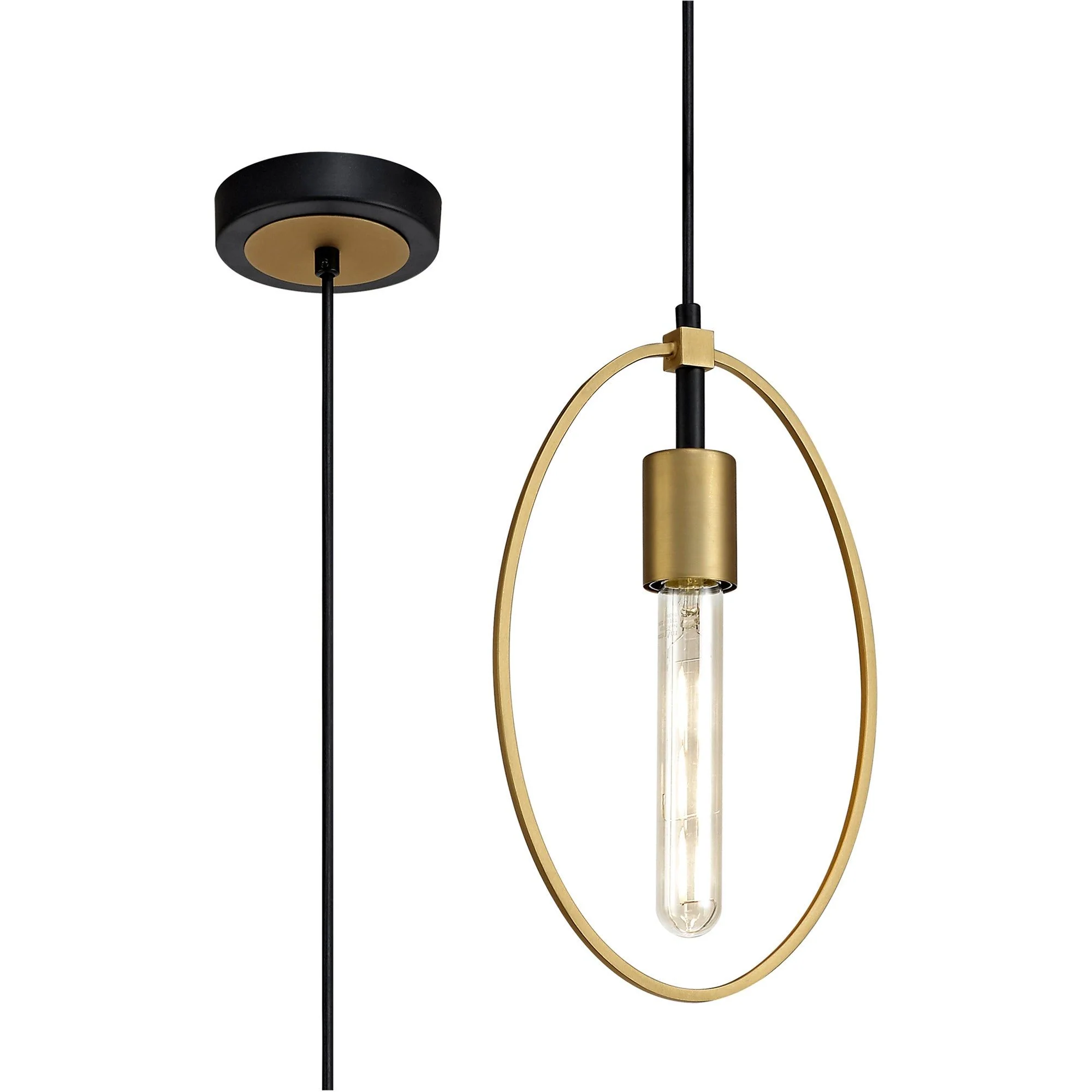 Topea Single Large Circle Pendant, Ceiling light