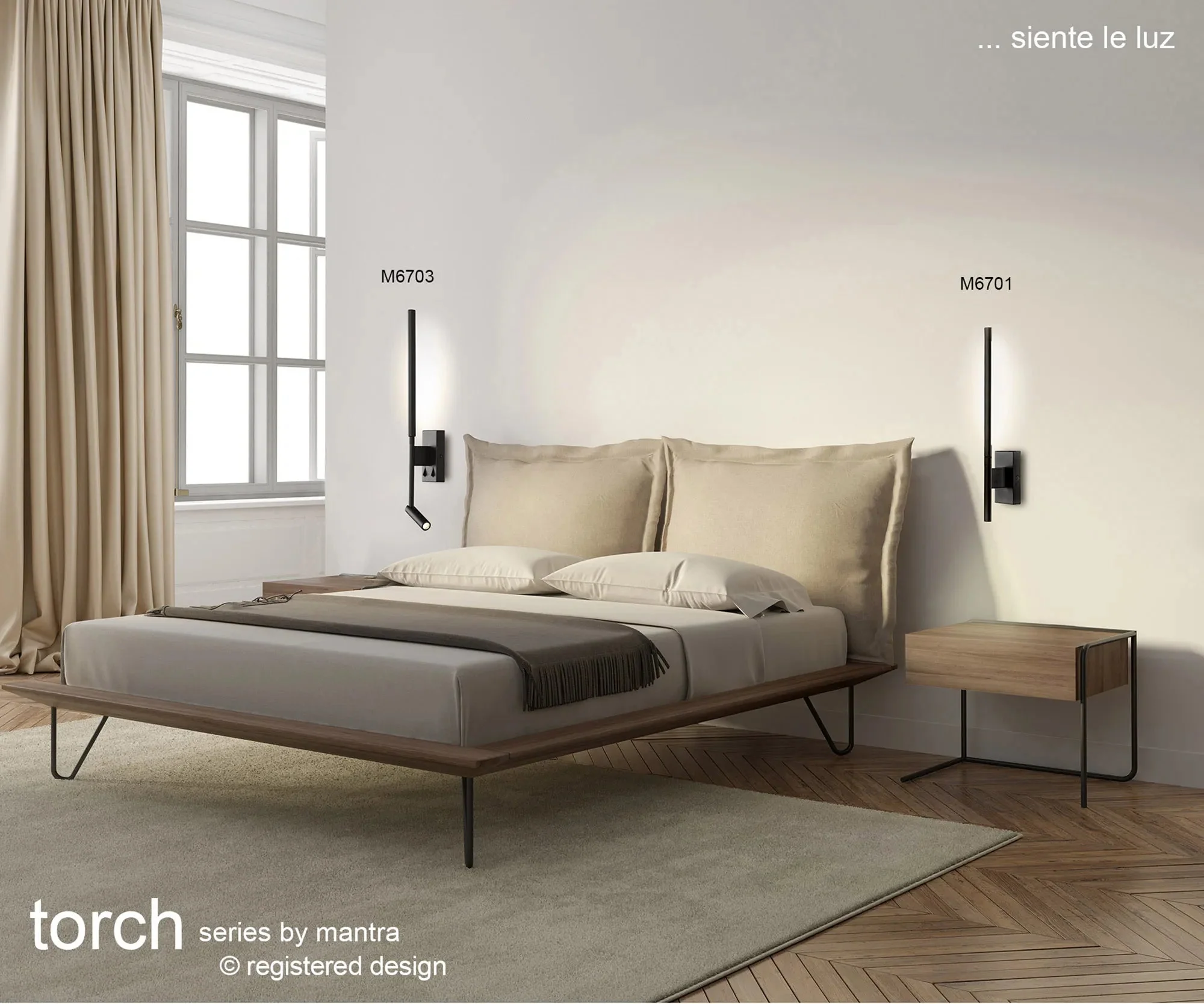 Torch 2Lt Reading Light - Black/White - Image 5