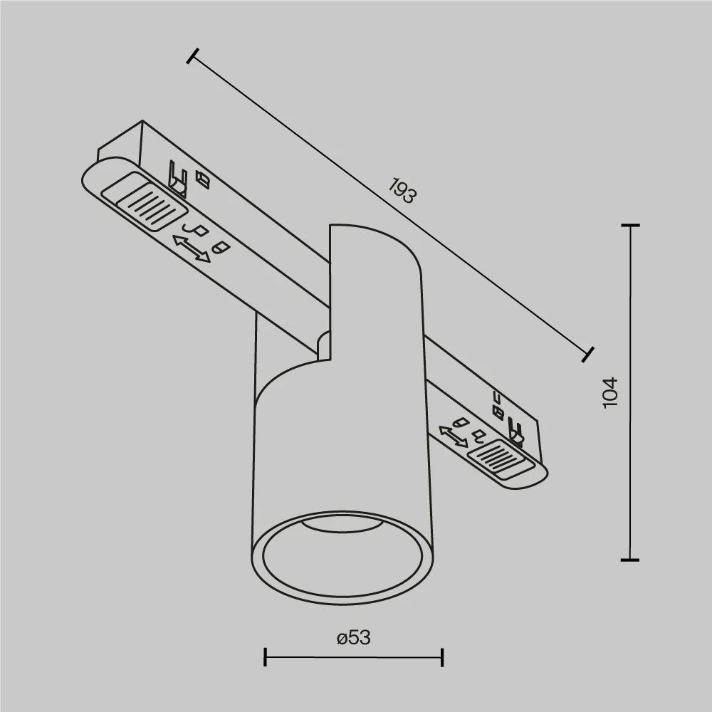 Track luminaire Alfa Exility 2700-6000K 7W 50° Dim Smart - Image 6
