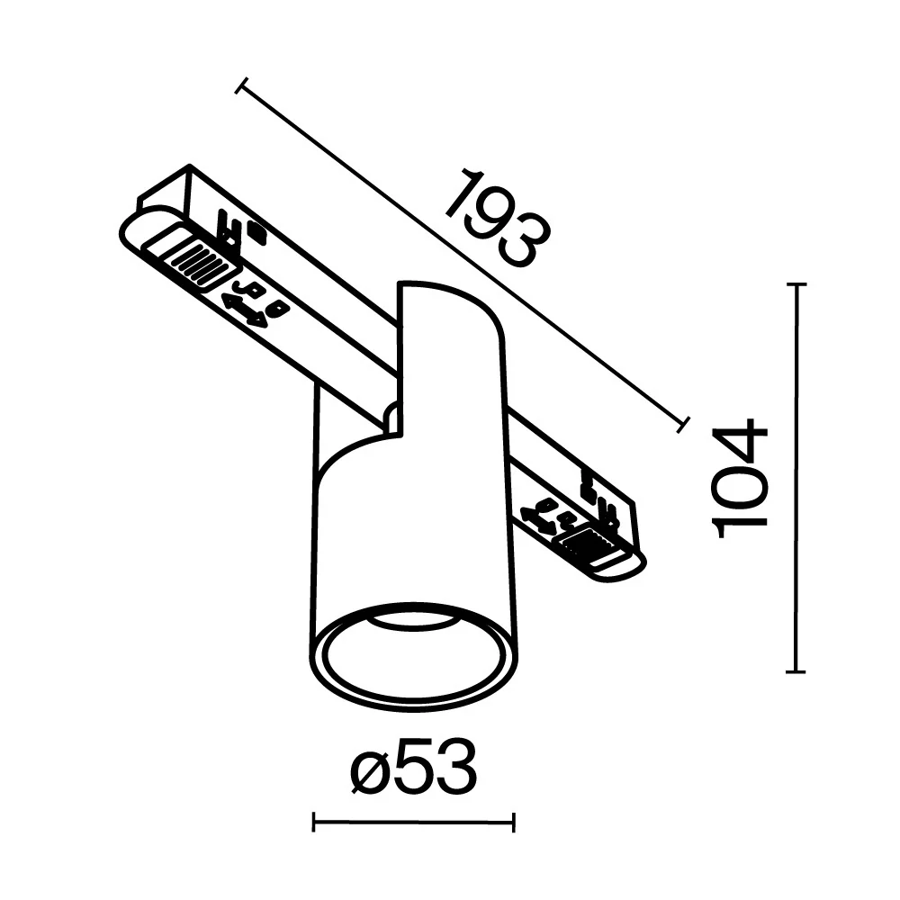 Track luminaire Alfa Exility 2700-6000K 7W 50° Dim Smart - Image 7