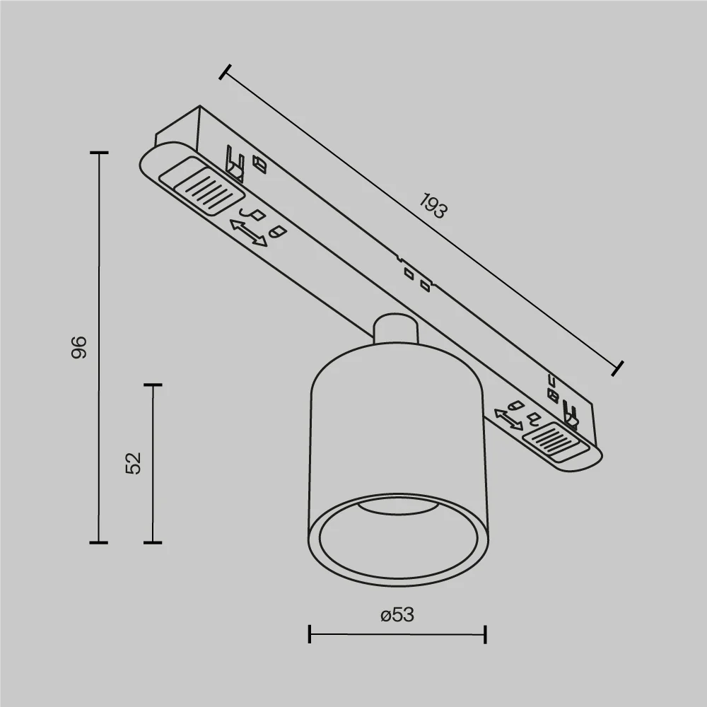 Track luminaire Alfa S Exility 3000K 7W 50° - Image 16