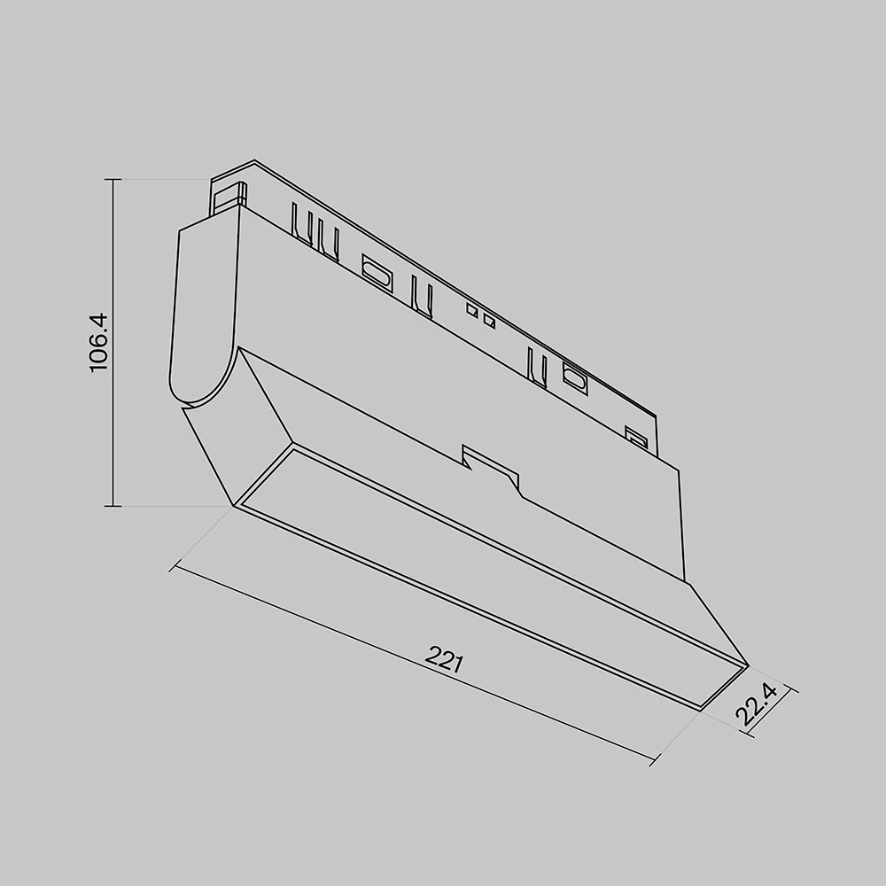 Track luminaire Basis Rot Exility 2700-6000K 12W 120° Dim Dali1 - Image 14