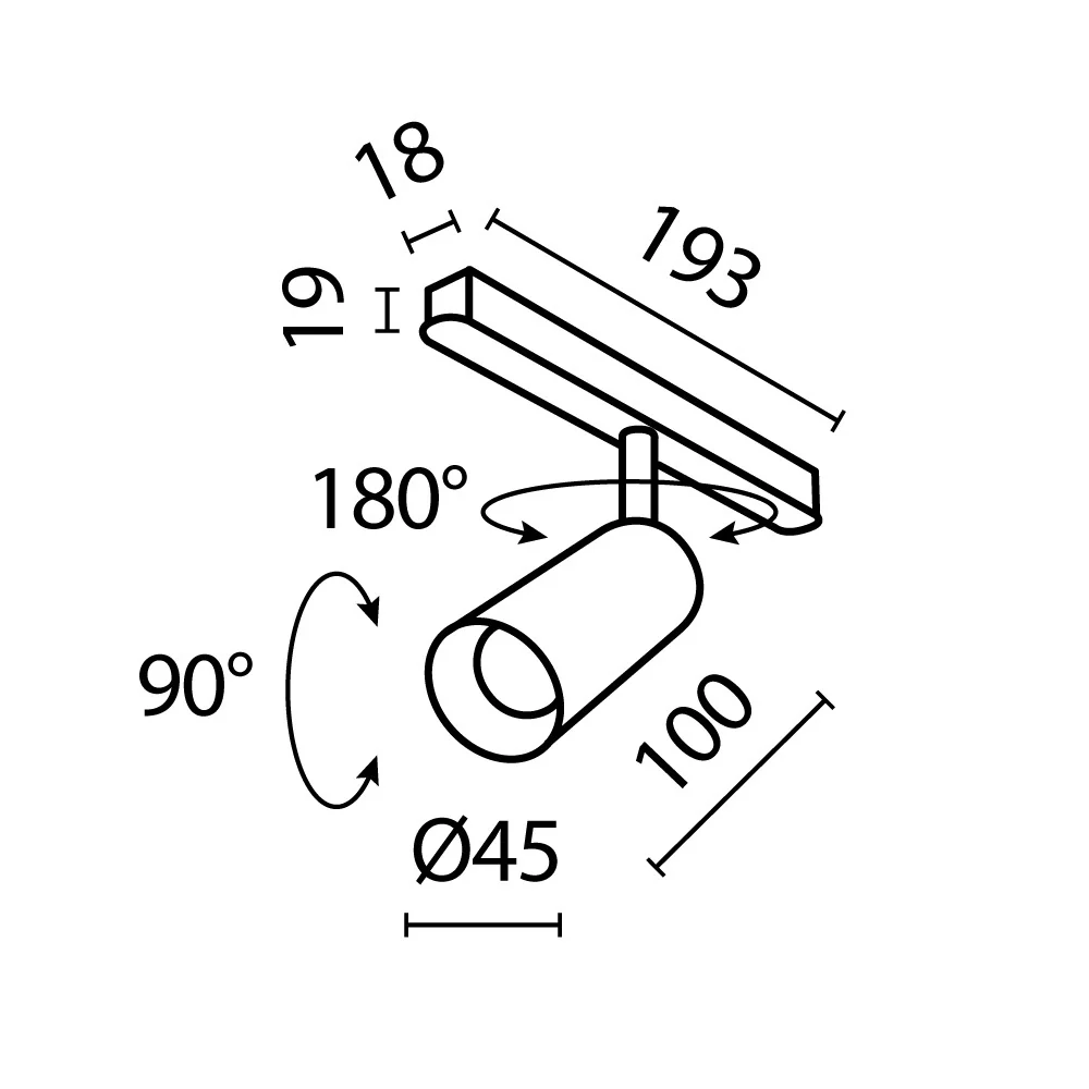 Track luminaire Focus Led Exility 2700-6000K 36° Dim Dali1 - Image 47
