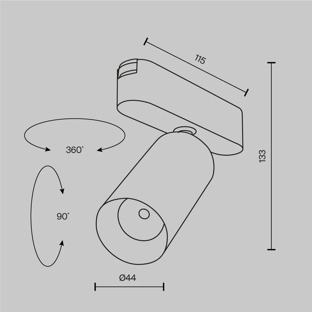 Track luminaire Focus Led Radity 36° - Image 59