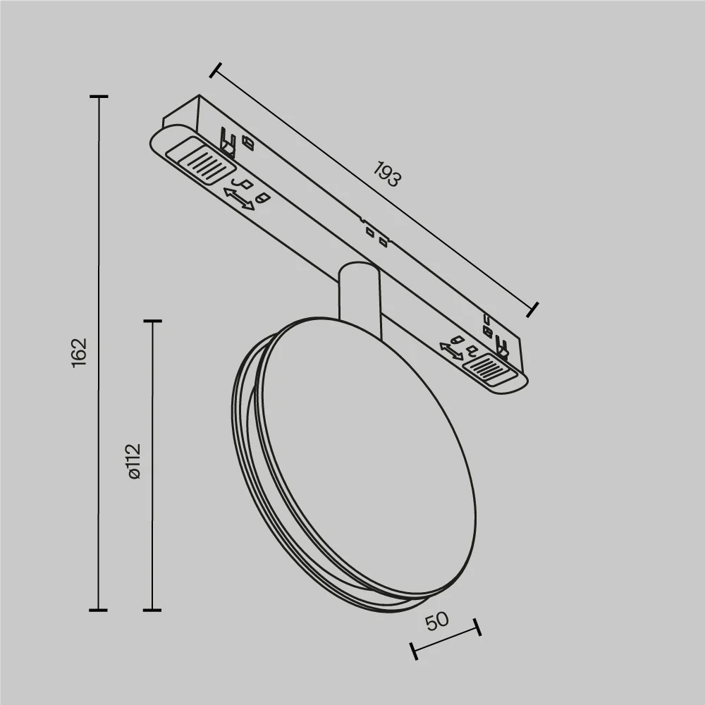 Track luminaire Outline Exility 2700-6000K 6W 180° Dim Smart - Image 8