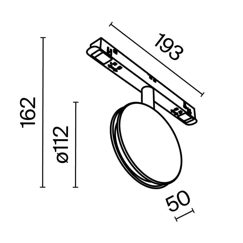 Track luminaire Outline Exility 2700-6000K 6W 180° Dim Smart - Image 9