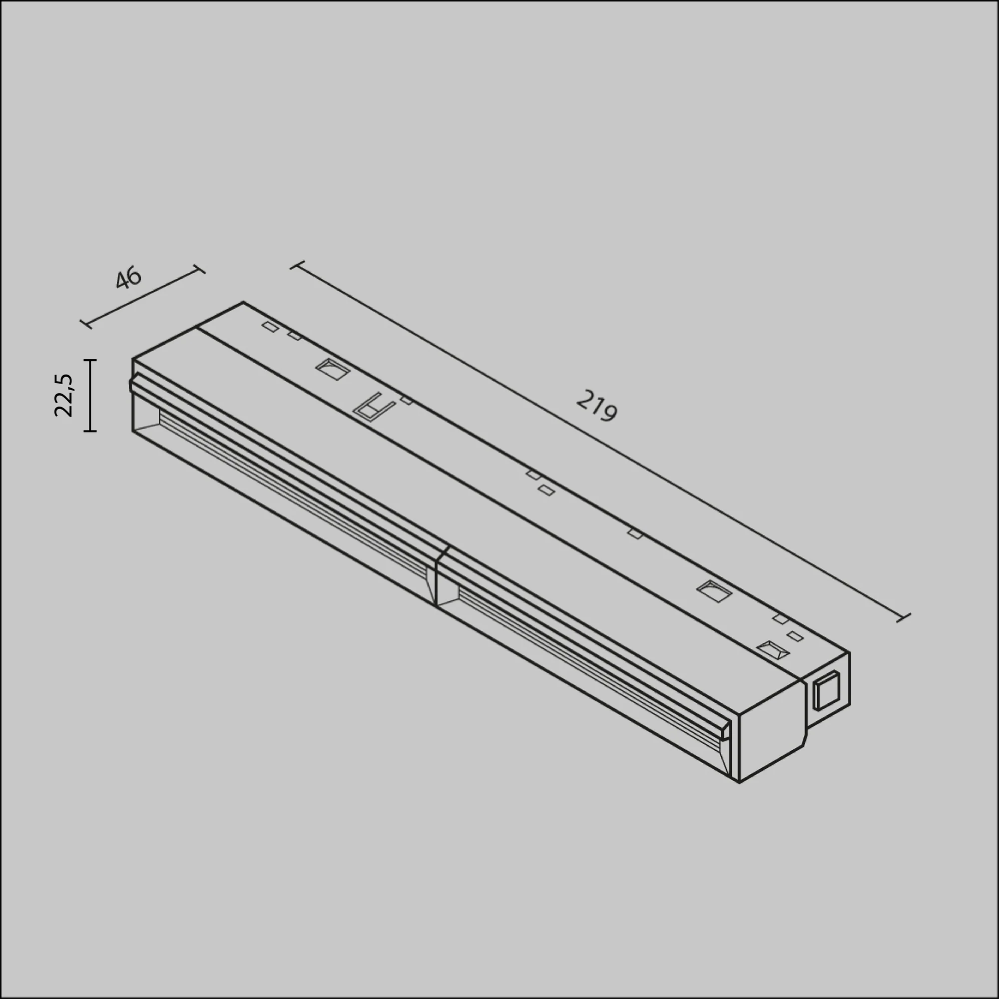 Track luminaire Parete Exility 3000K 120° - Image 6