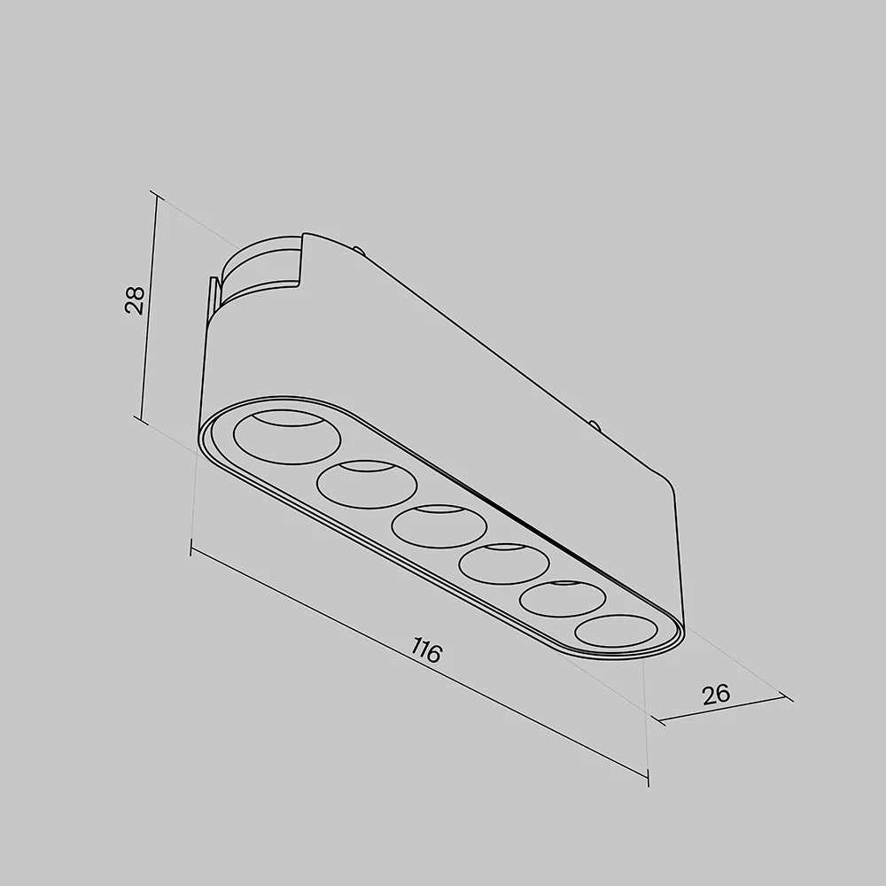 Track luminaire Points Radity 36° - Image 105
