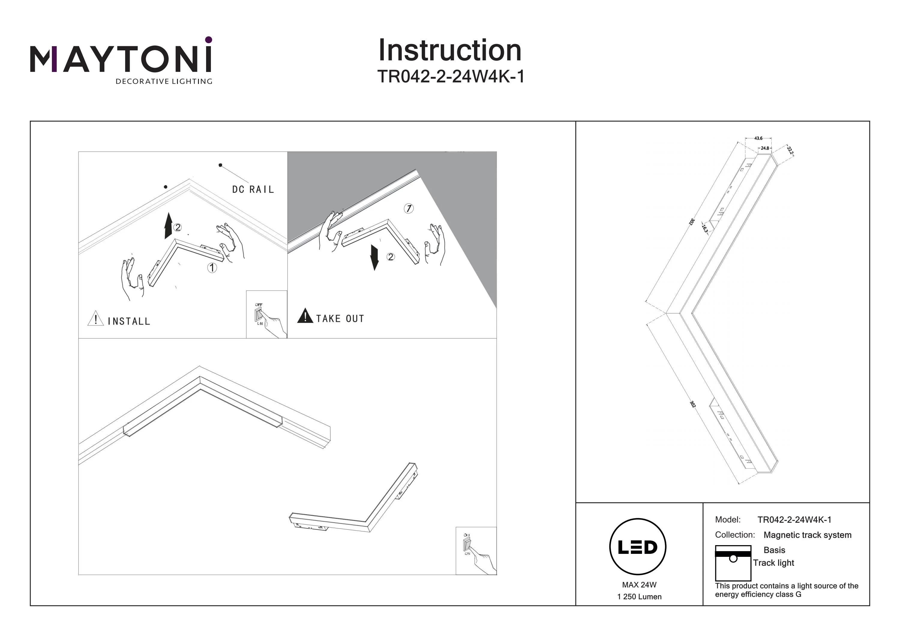 Track N luminaire Basis Exility 24W 120° - Image 15