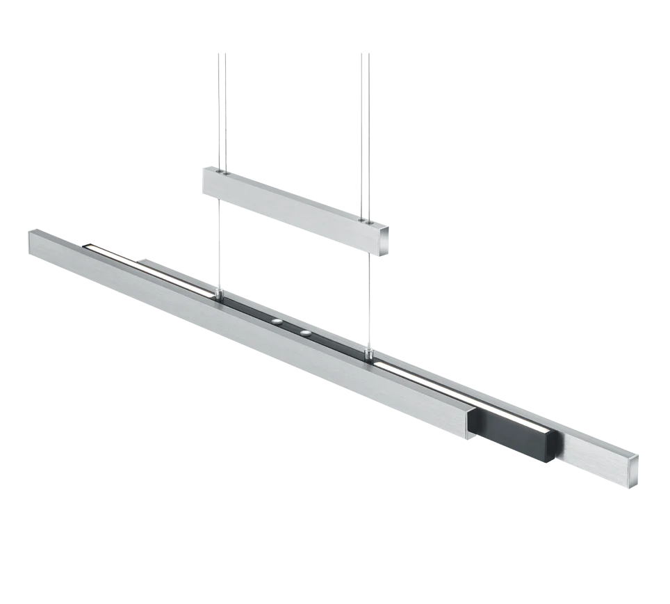 Trajan Extendable LED Linear Pendant - Brushed Aluminum - Promotional Offer