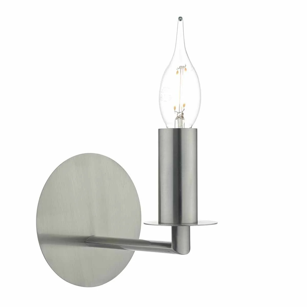 Tyler Wall Light Fitting Only - Bronze/Satin Nickel IP20 - Image 4