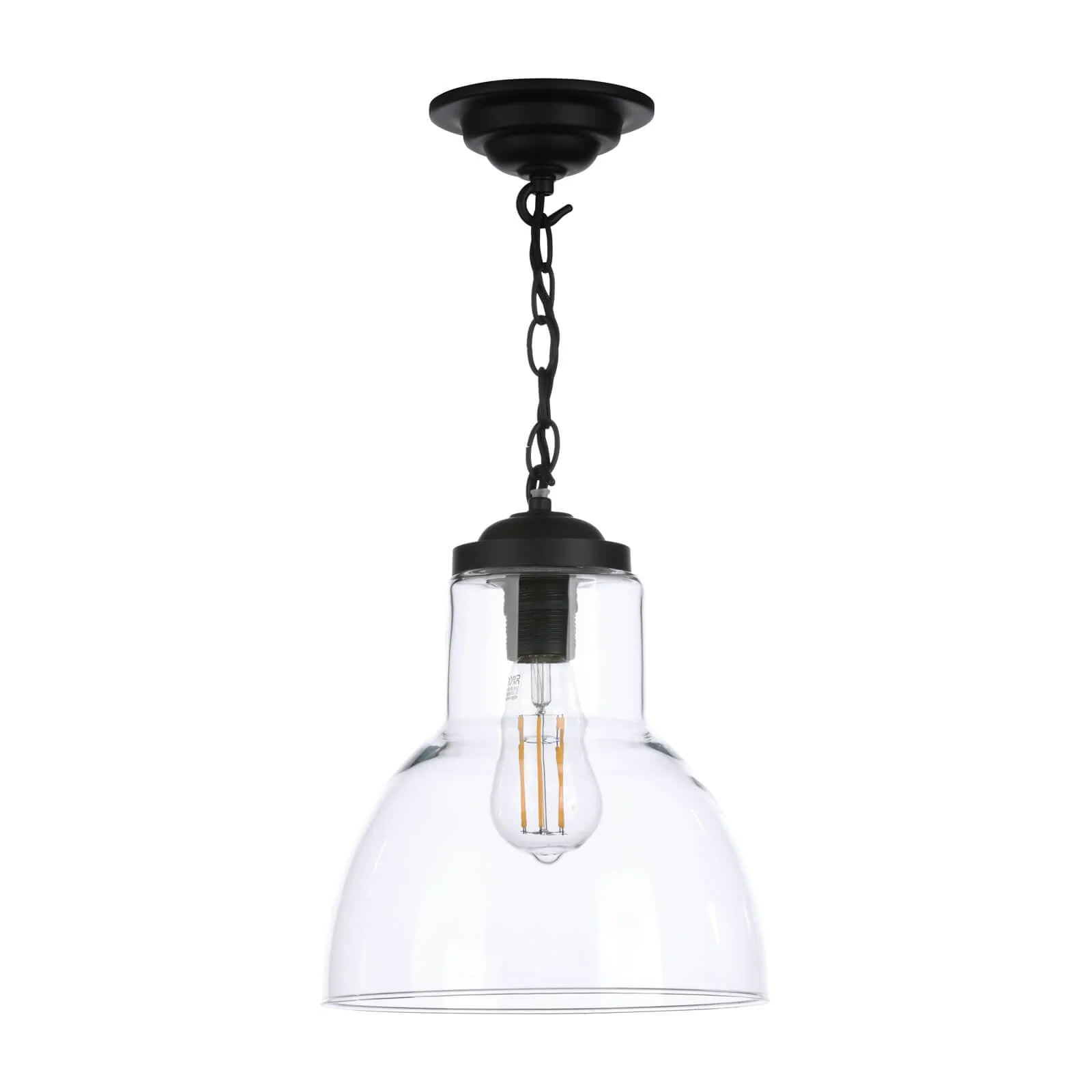 Upton 1 light Small/Large pendant Various Finishes - Image 3