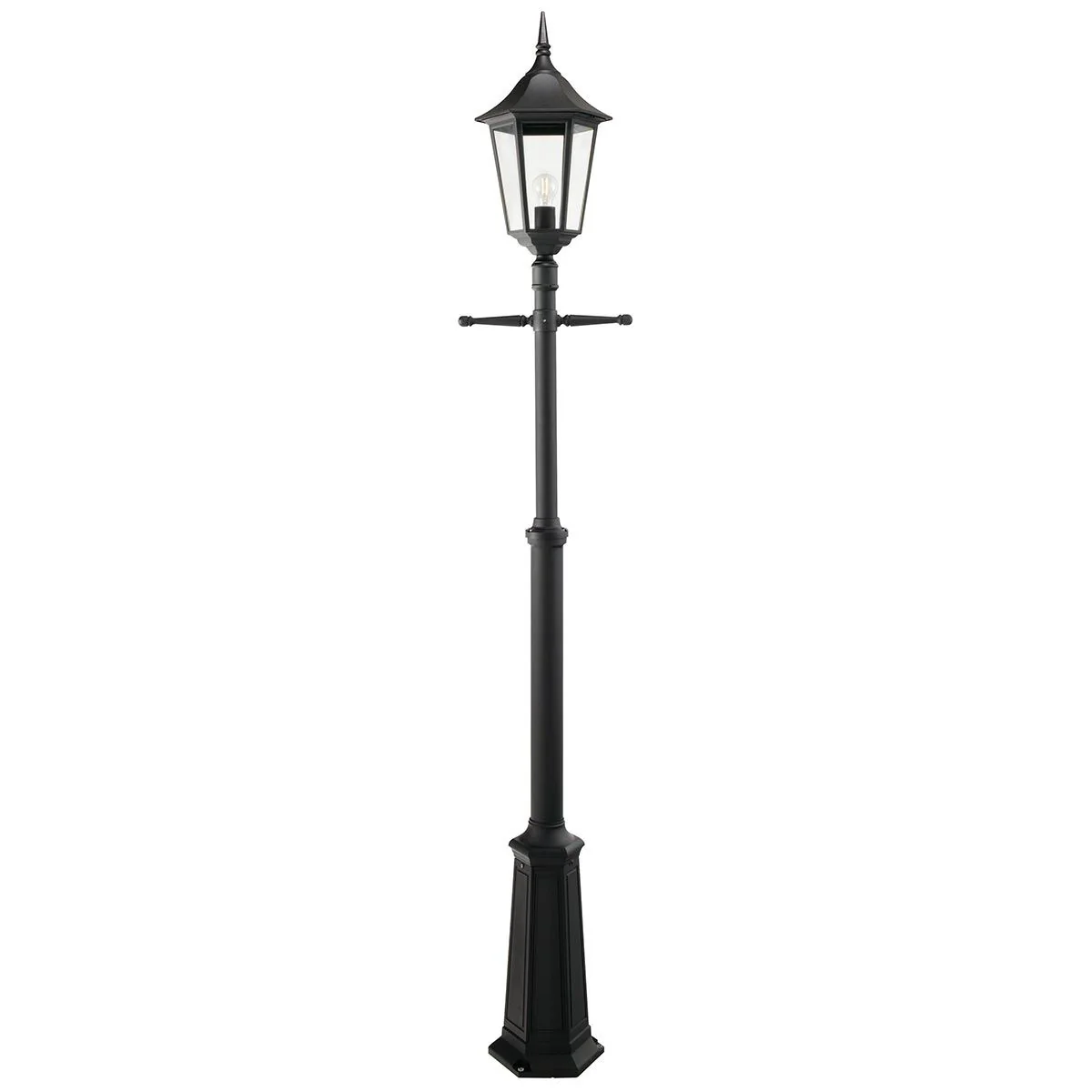 Valencia Grande 1/2Lt Post Light - Black IP54  E27 - Image 2