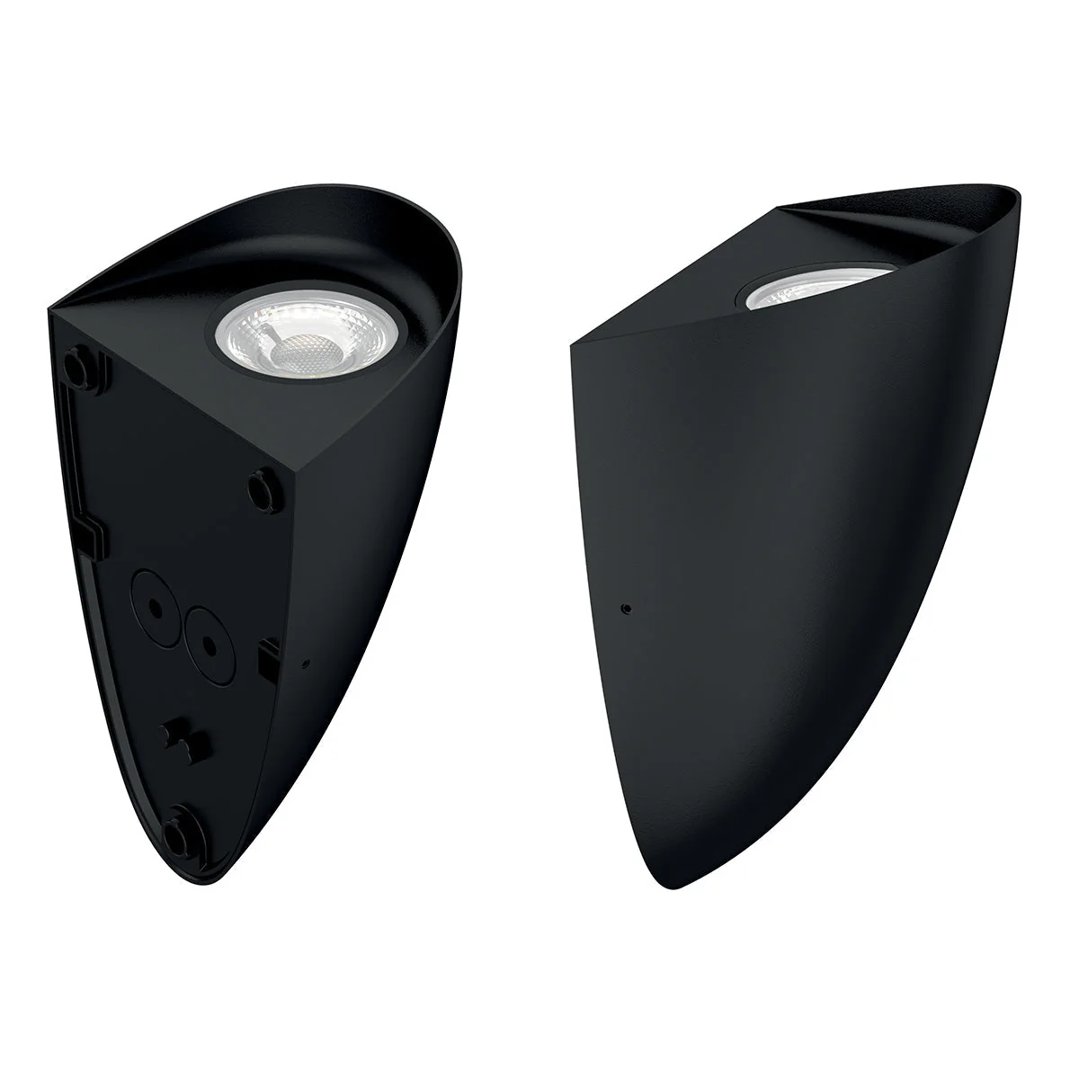 Vendela LED Wall Lantern – Black Finish