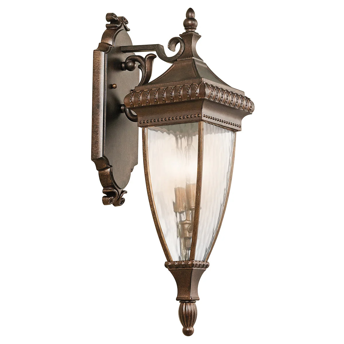Venetian Medium/Large Wall Lantern - Brushed Bronze Finish