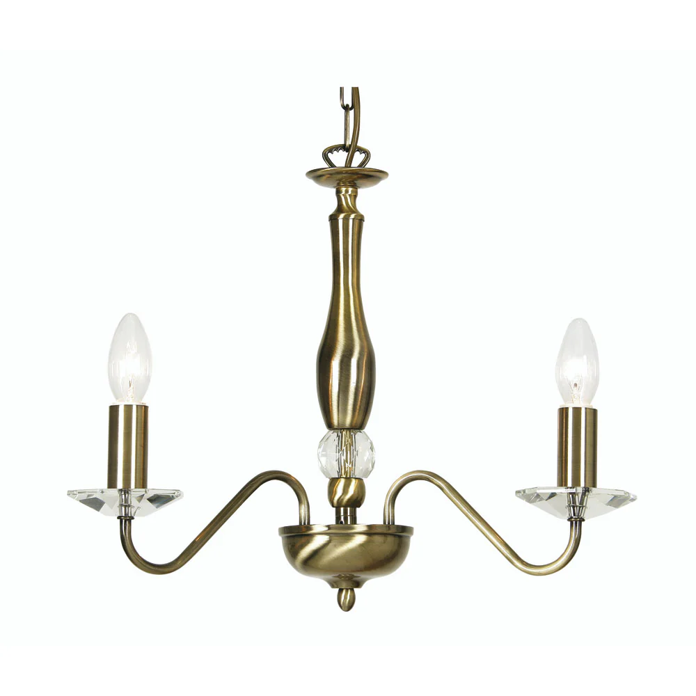 Vesta 3/5/8  Multi-Arm Pendant- Antique Brass & Silver Finishes - Image 2