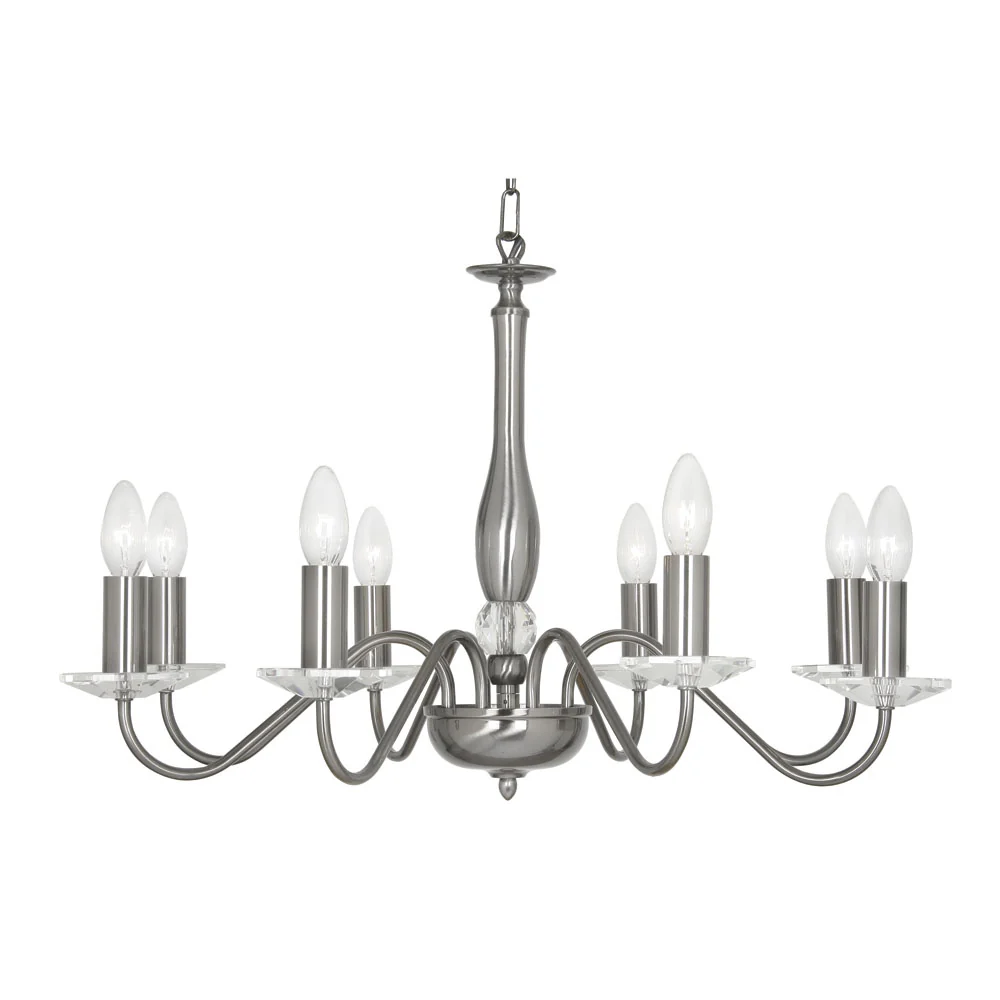 Vesta 3/5/8  Multi-Arm Pendant- Antique Brass & Silver Finishes - Image 5