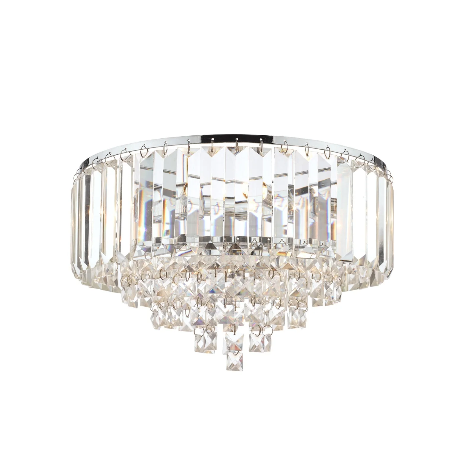 Vienna 3lt Flush Crystal Polished Chrome G9
