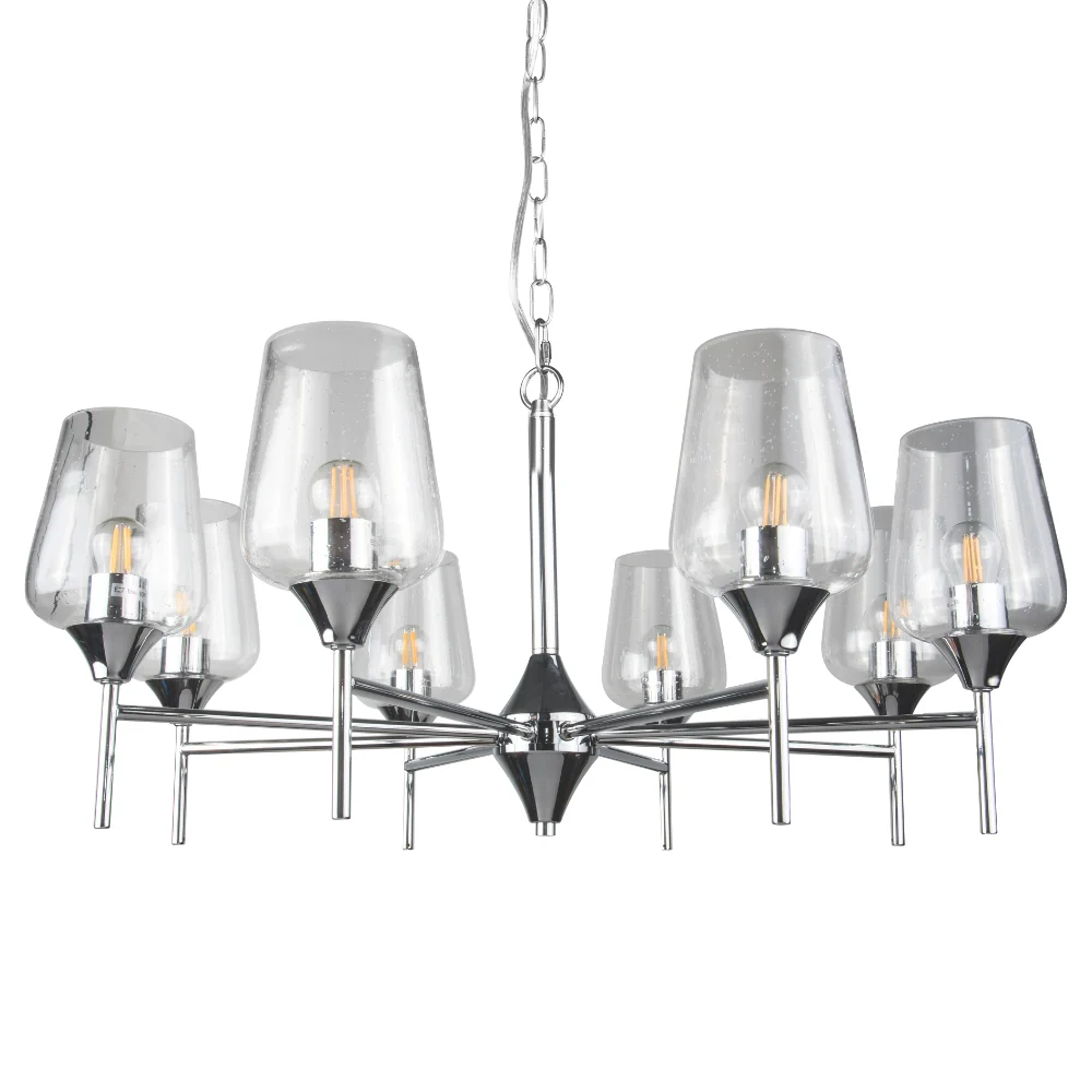 Vino 3Lt/ 5Lt/ 8Lt Ceiling Light- Antique Brass/ Satin Chrome/ Polished Chrome Finishes - Image 13