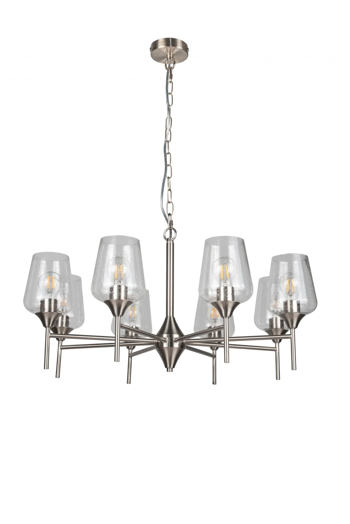 Vino 3Lt/ 5Lt/ 8Lt Ceiling Light- Antique Brass/ Satin Chrome/ Polished Chrome Finishes - Image 6