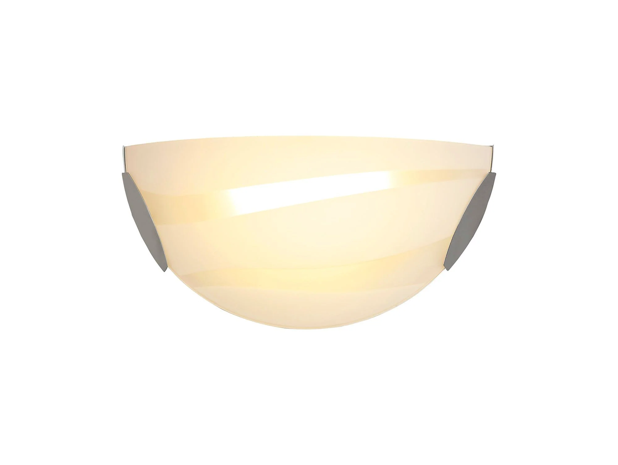 Vittoria Wall Lamp, 1 x 12W LED, 3000K, 780lm, Polished Chrome/White, 3yrs Warranty