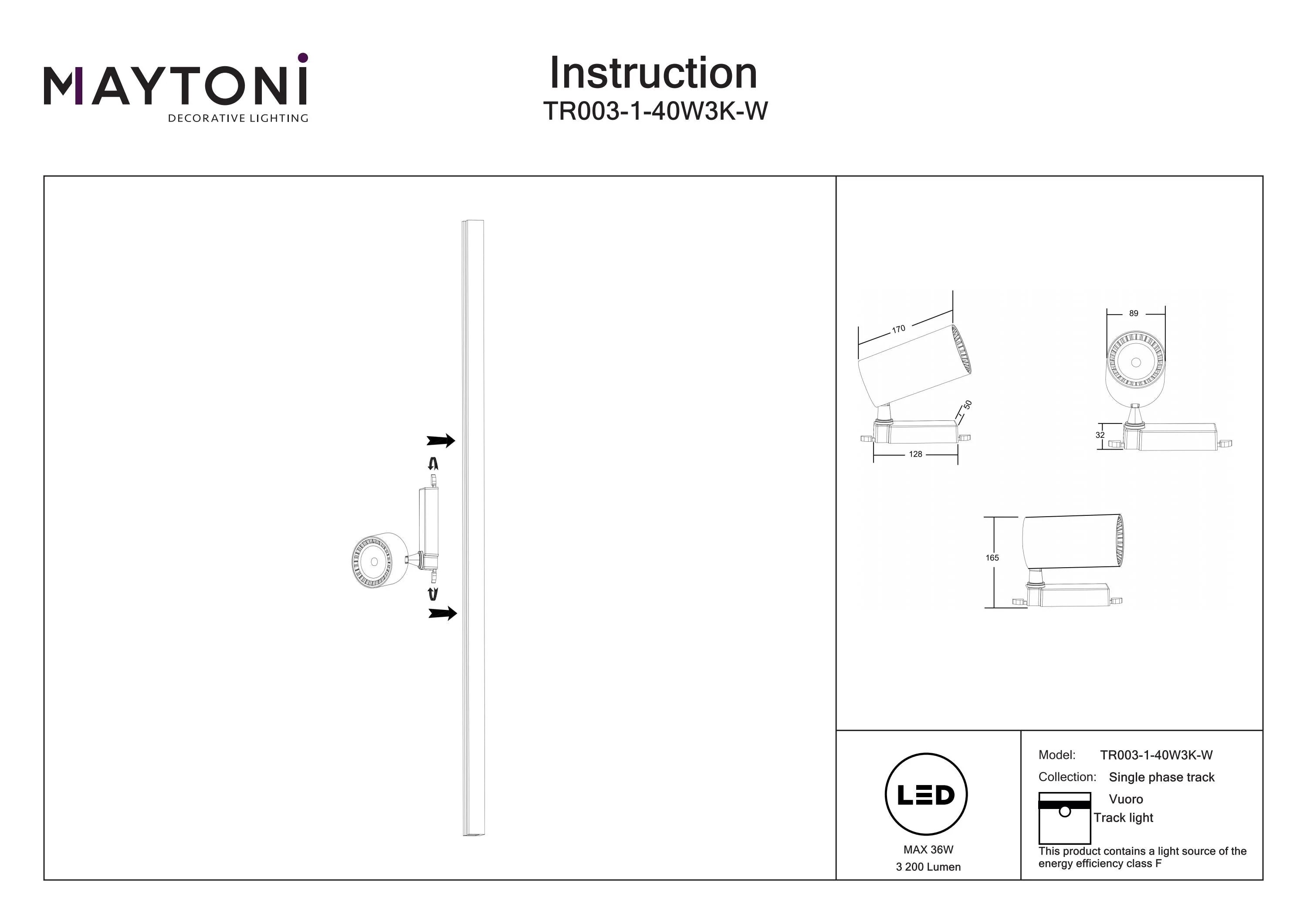 Vuoro Unity Track Lighting -Integrated LED - Image 107