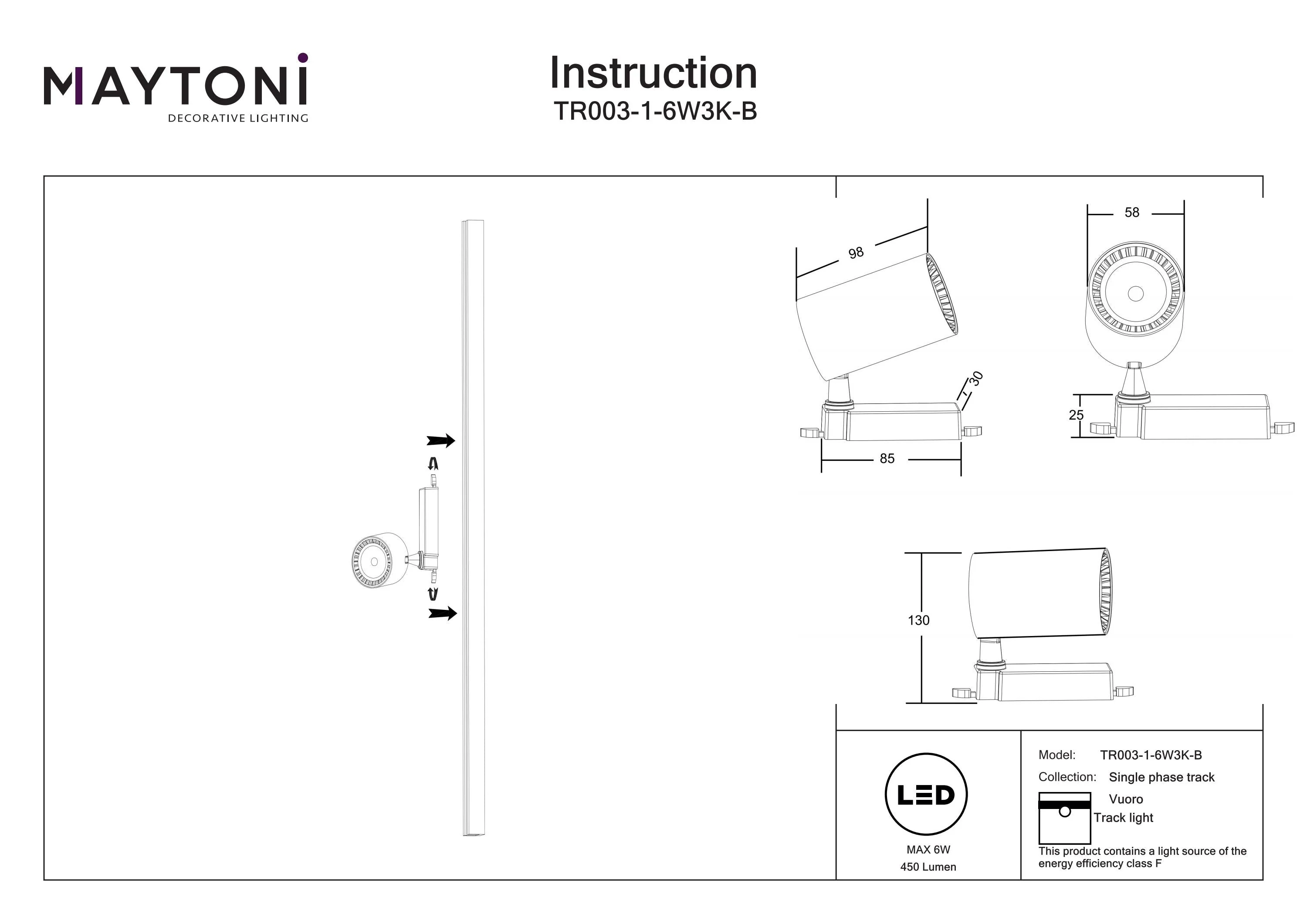 Vuoro Unity Track Lighting -Integrated LED - Image 135