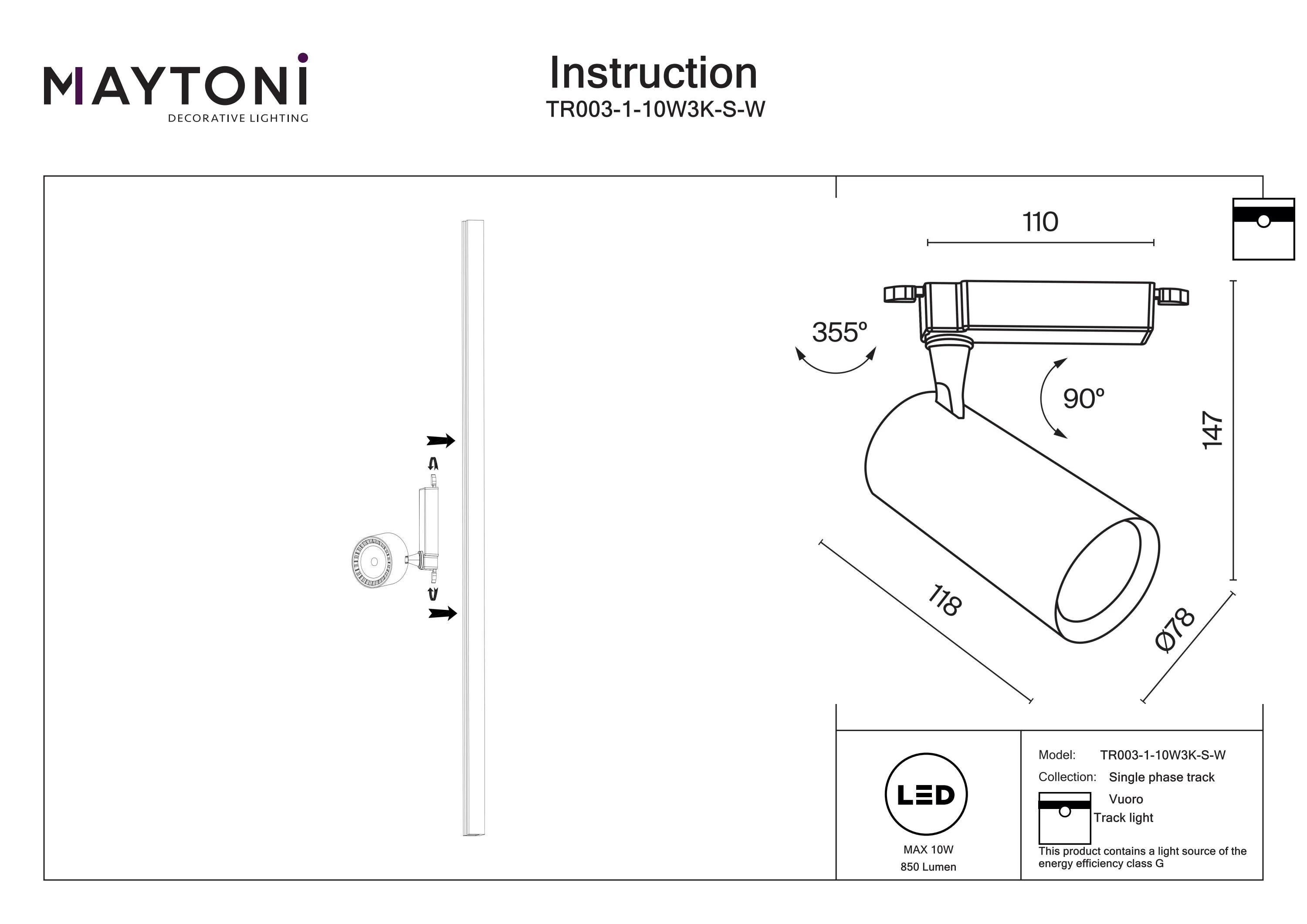 Vuoro Unity Track Lighting -Integrated LED - Image 34