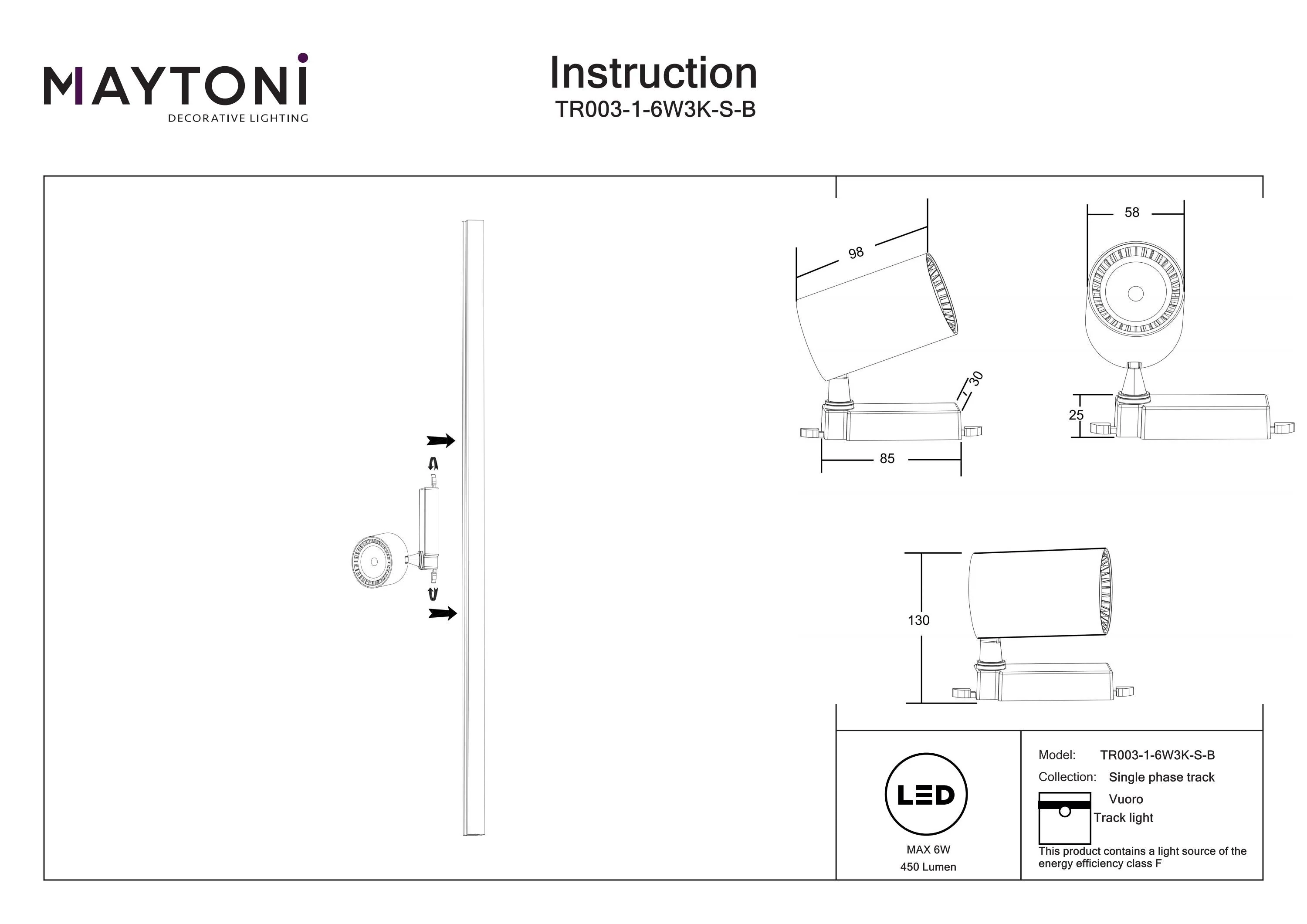 Vuoro Unity Track Lighting -Integrated LED - Image 72