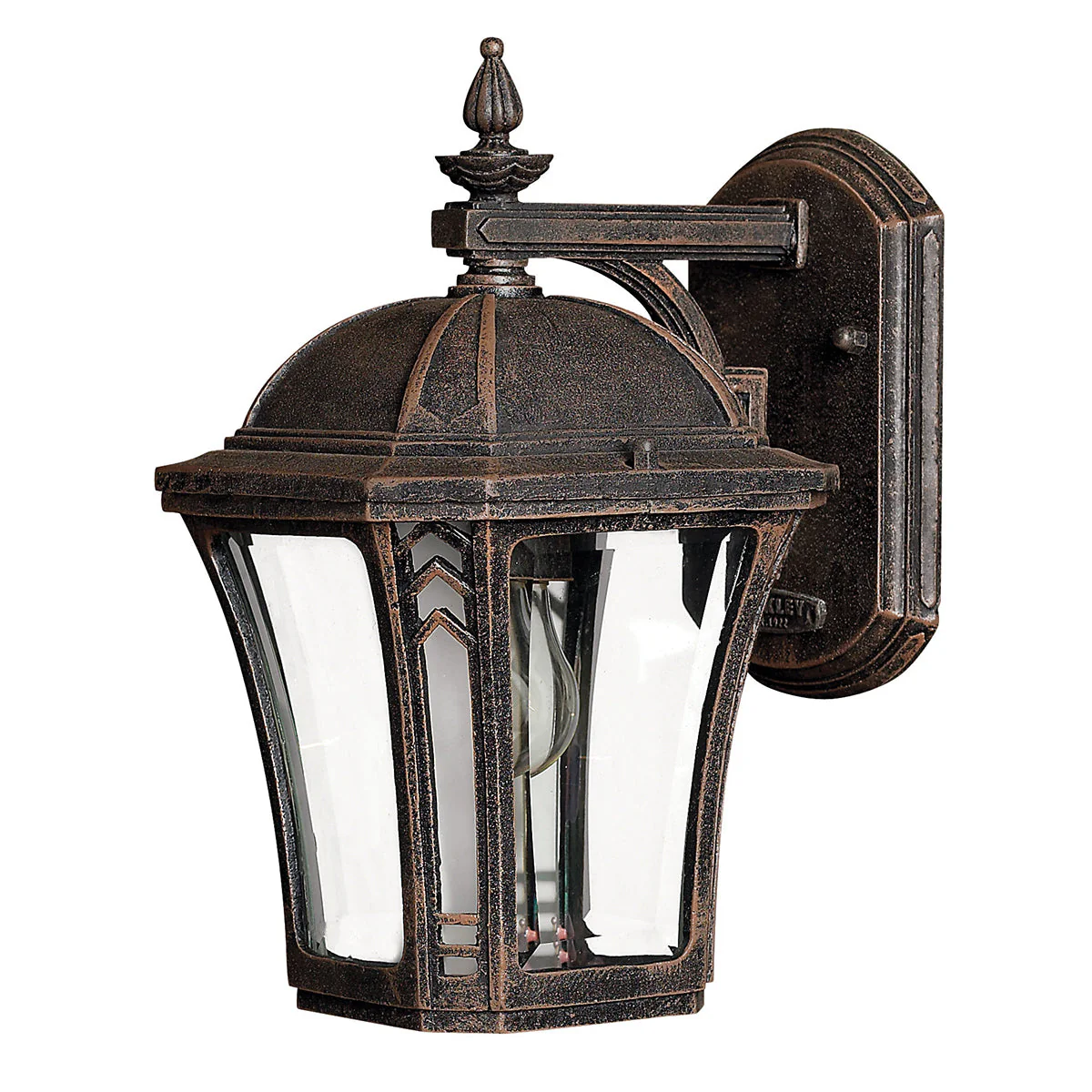 Wabash Small/Medium Wall Lantern - Mocha Finish