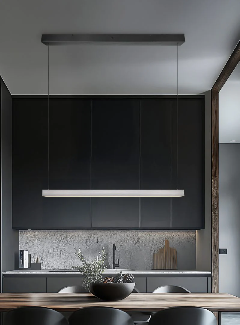 Wallace Large Island Lights- Beige/ Black/ Nickel Finishes - Image 18