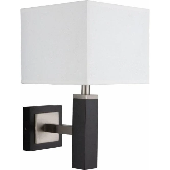Waverley 1Lt Wall Fixture - Brown Wood - Promotional Offer
