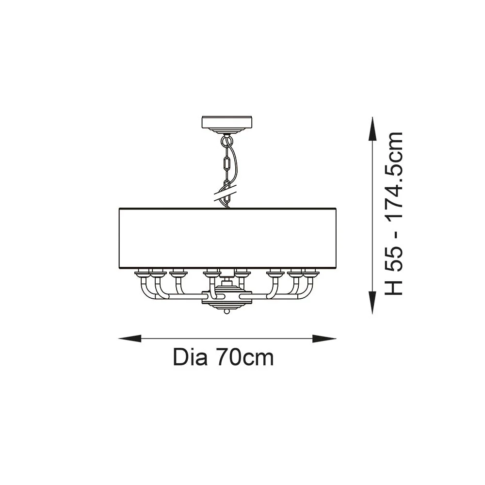 Westbury 3/6/8Lt Pendant Various Finishes - Image 131