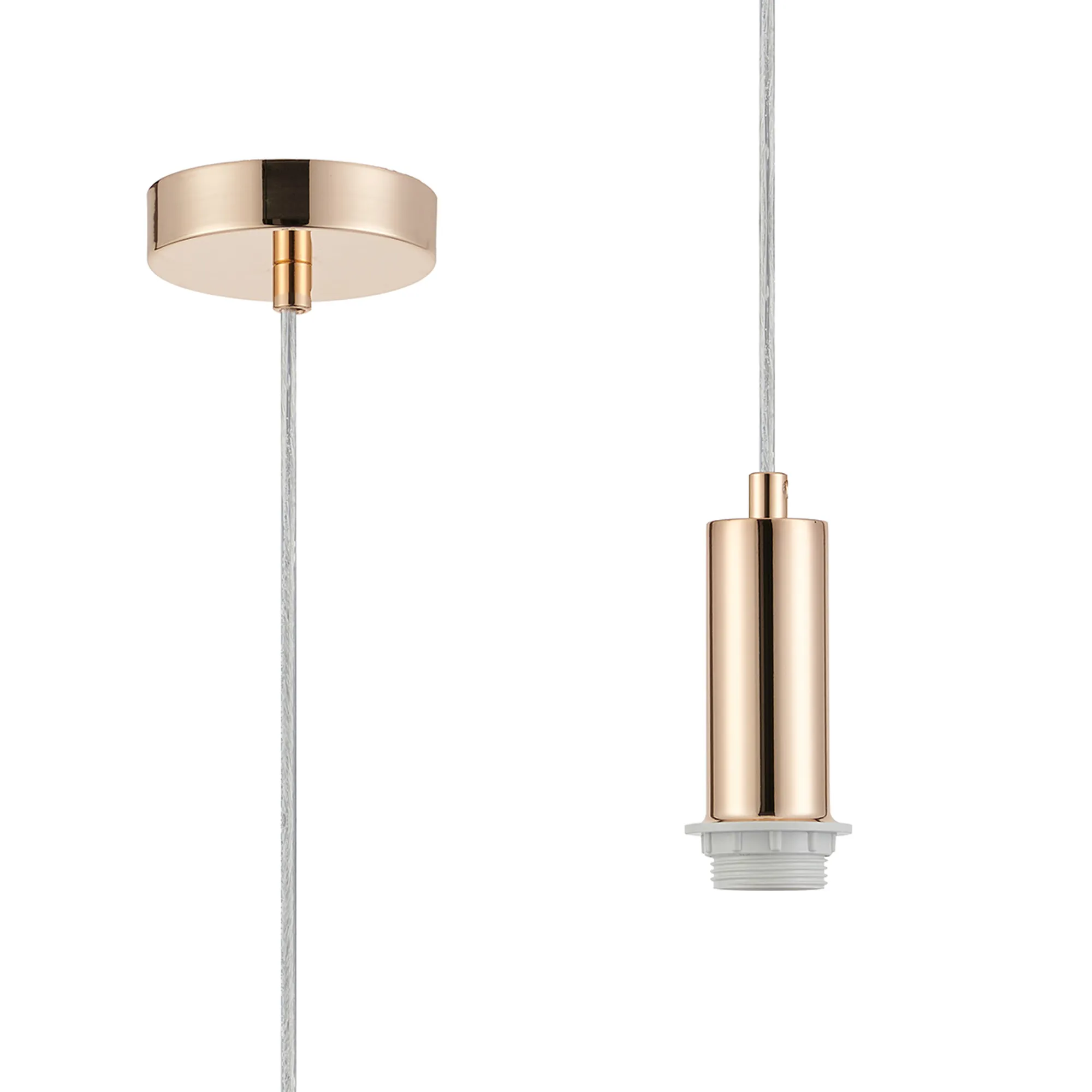 Wick Single Pendant E27 Suspension Kits (Fitting Only)- Various Finishes & Sizes - Image 16