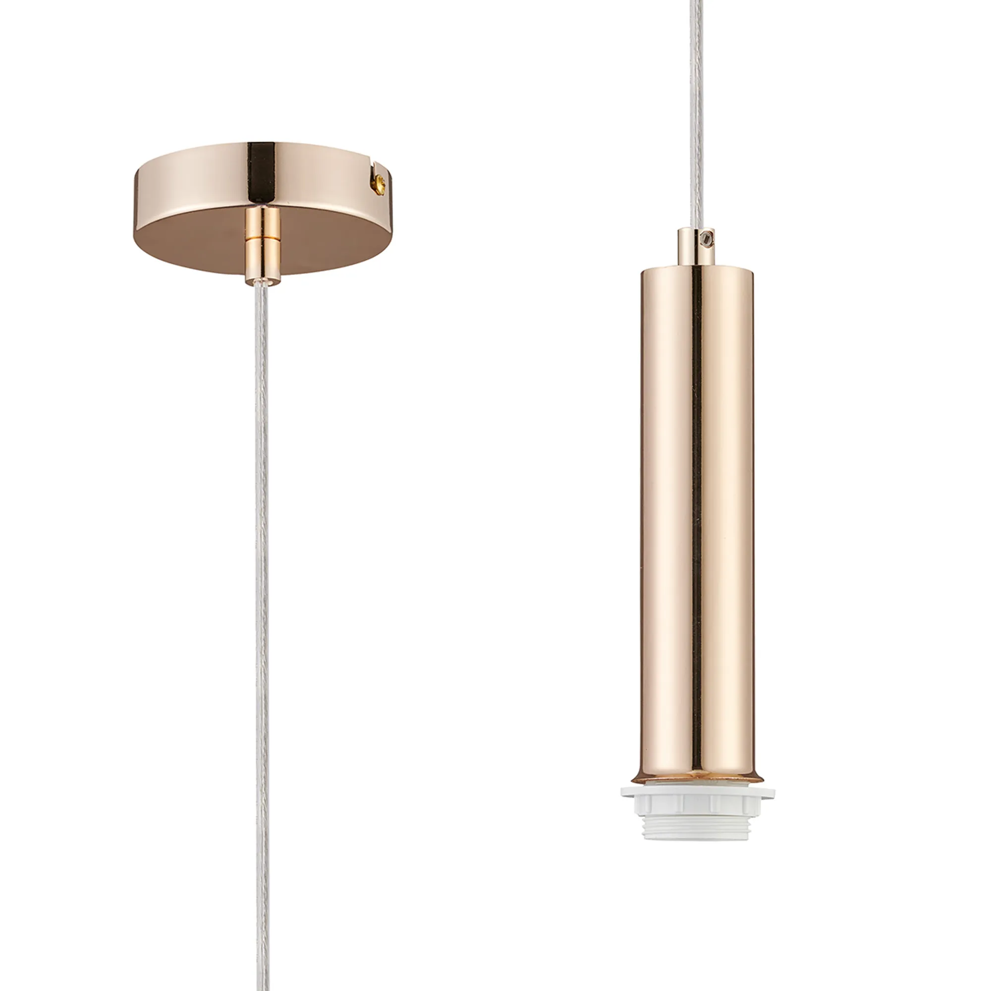 Wick Single Pendant E27 Suspension Kits (Fitting Only)- Various Finishes & Sizes - Image 17