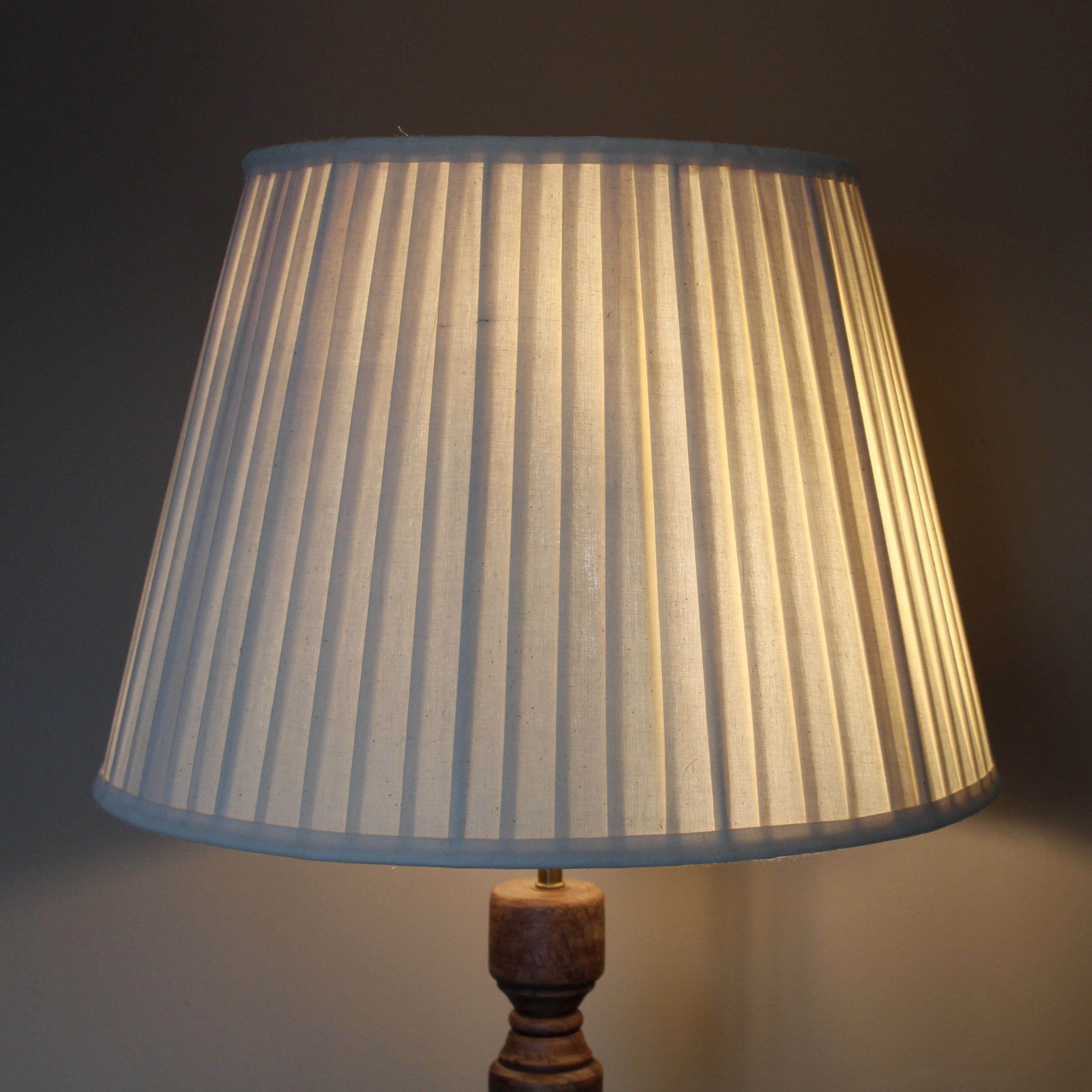 Clare Wood Floor Lamp- Various Shades - Image 14