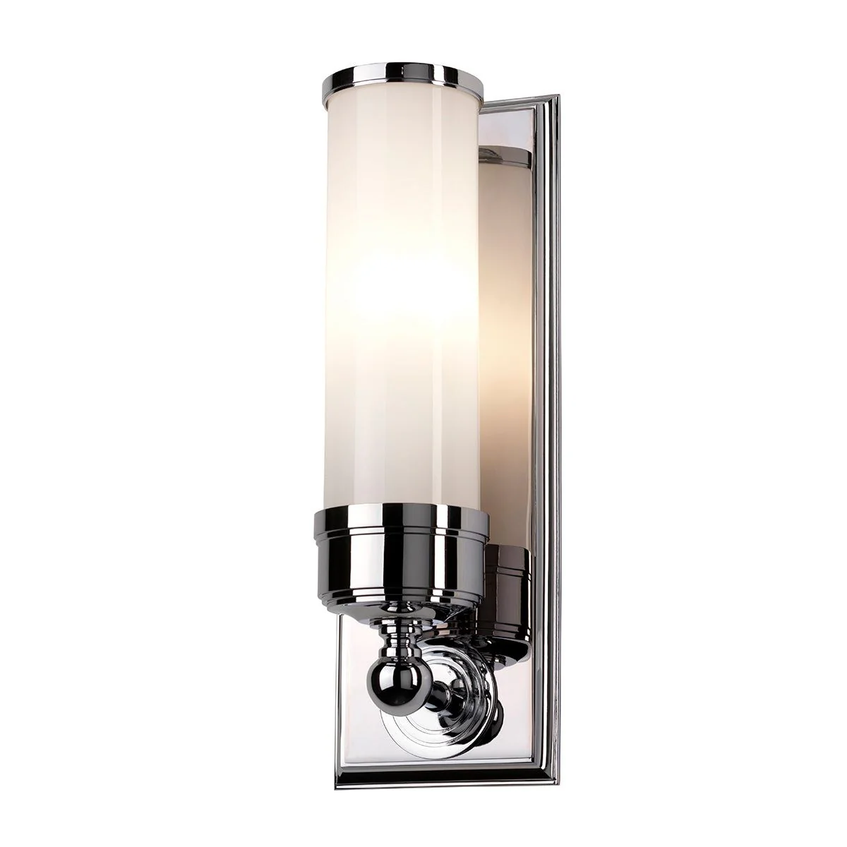 Worcester 1 Light Wall Light IP44 - Polished Chrome